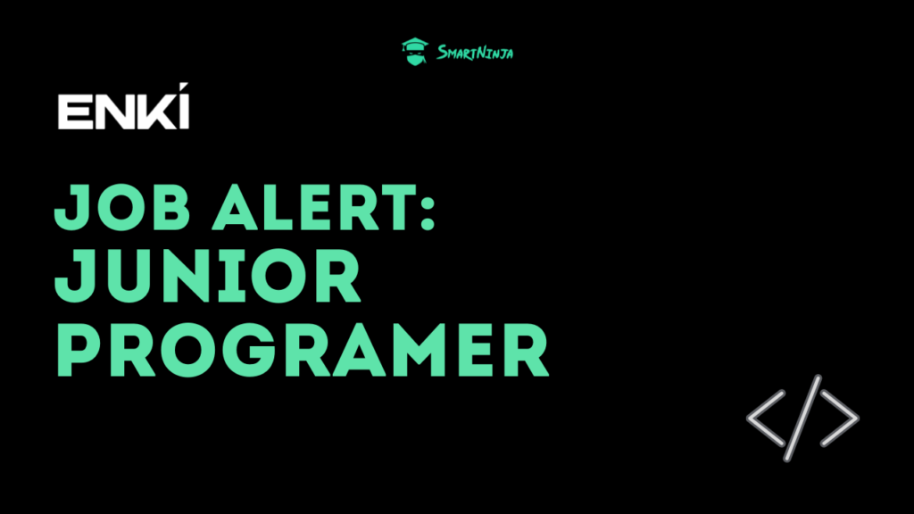 #JobAlert: Junior programer!