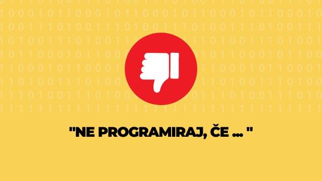 Ne programiraj