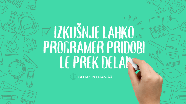 SmartNinja inštruktor Bor: Izkušnje lahko programer pridobi le prek dela!