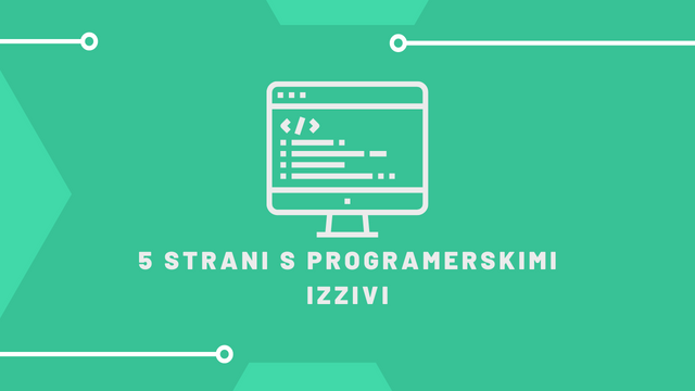 Vadba programiranja 101: 5 strani s programerskimi izzivi