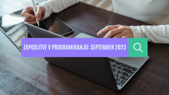 zaposlitve v programiranju september